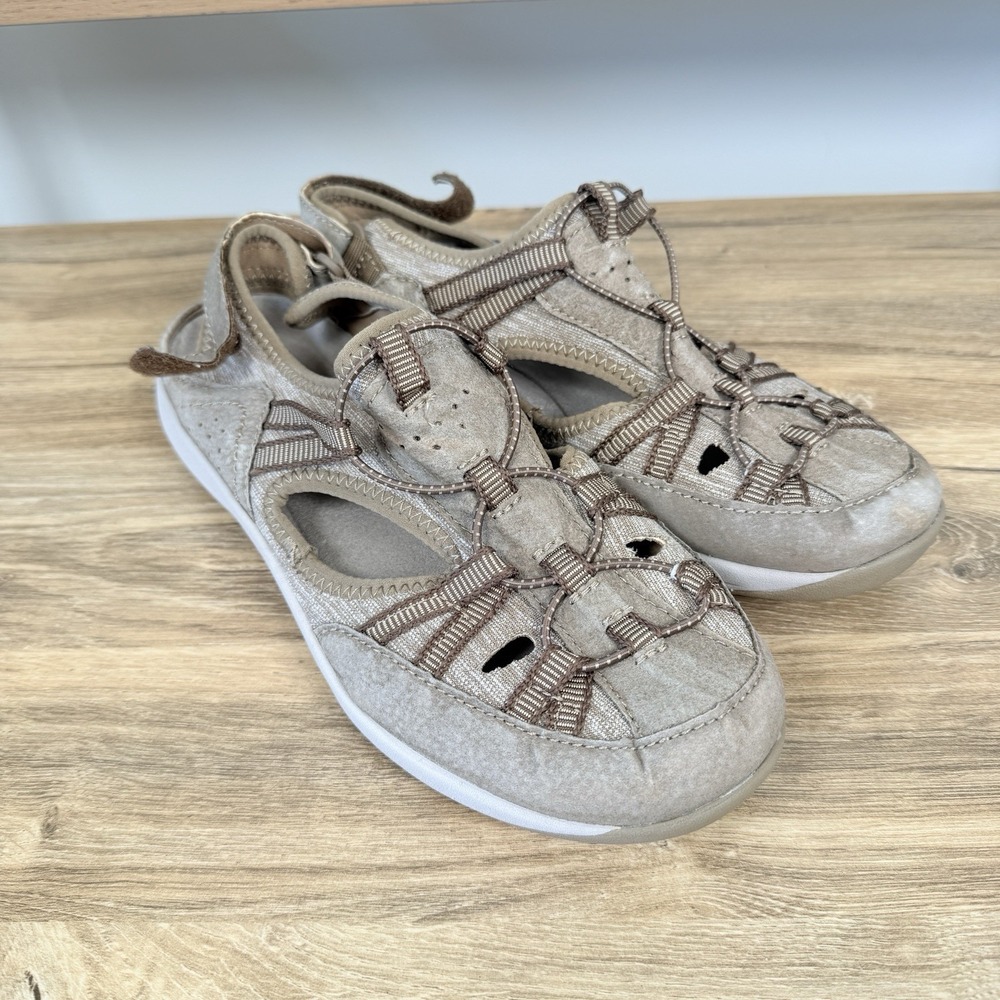 Earth Originsโ Sid Hybrid Sneaker Sandal Beige Brown Women's Size 7.5